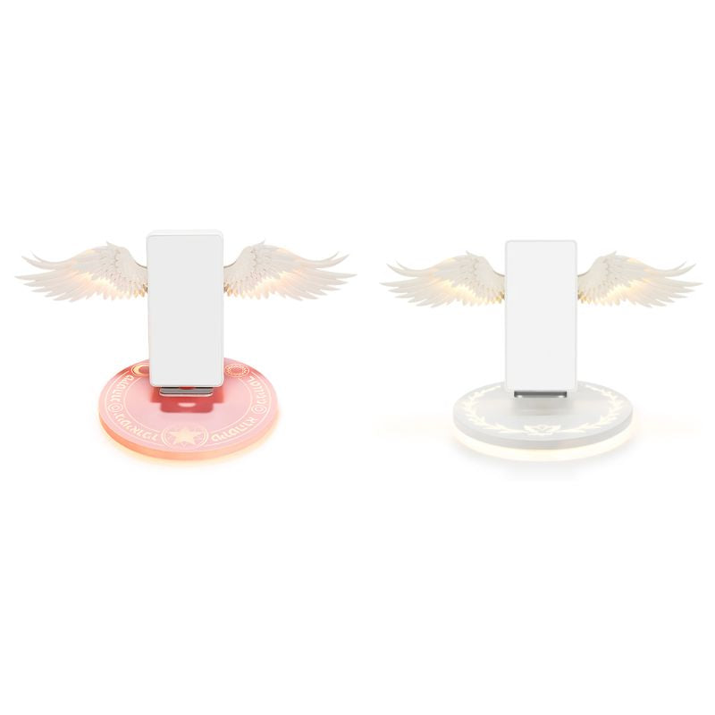 Universal Colorful LED Angel Wings Qi Wireless Charger