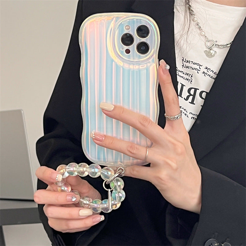 Laser Wave Silicone Phone Case