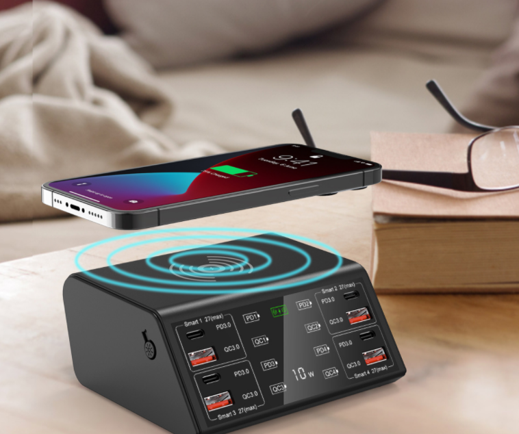 Wireless Charger Desktop Charger 8 Quick Charge