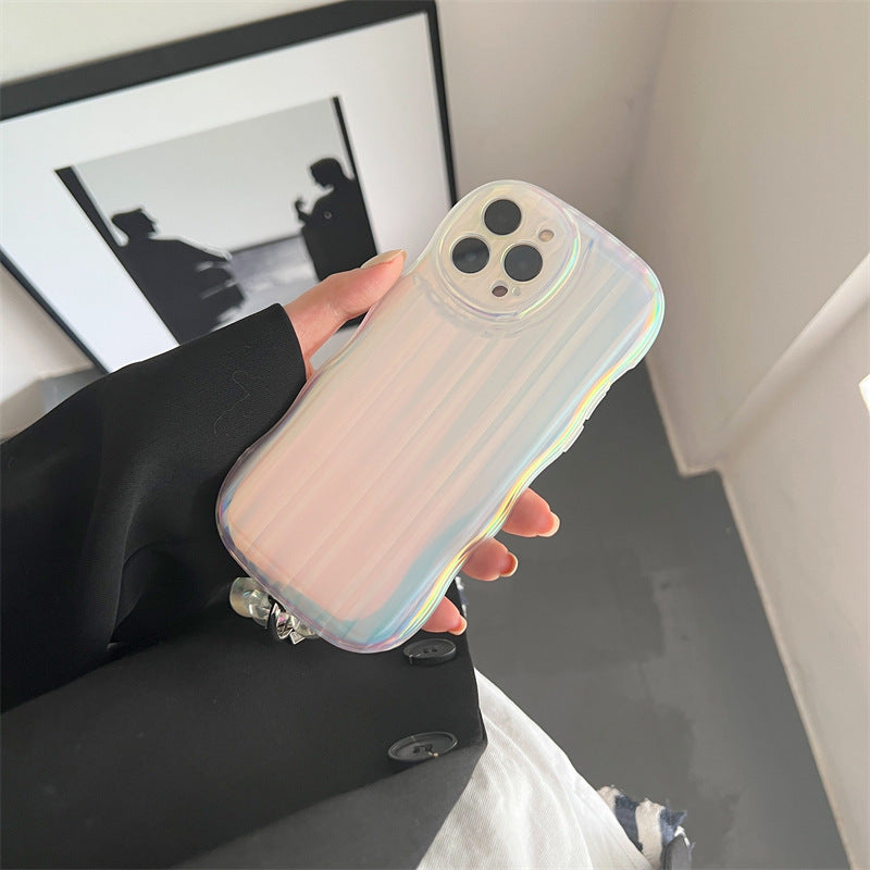 Laser Wave Silicone Phone Case